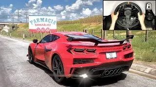 Chevrolet Corvette C8 Z06 - Forza Horizon 5 | Steering Wheel Gameplay