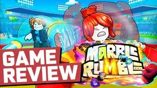 This NEW Roblox Game is INSANE! (Marble Rumble Review)