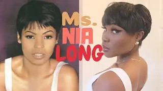 Nia Long Inspired Hairstyle | Short Relaxed Pixie Cut