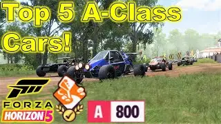 Top 5 Fastest A-Class Cars for Dirt Racing in Forza Horizon 5!