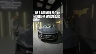 Here&rsquo;s what the exterior of the Mahindra BE6 Batman Edition packs #MahindraBE6 #BE6BatmanEdition