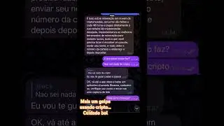 Golpe usando cripto e binance #binance #criptomoedas #cripto #golpe