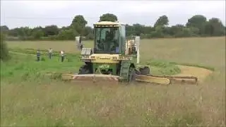 Krone Big M II cutting silage in Kildimo 2017 Whites Agri sevices