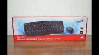 Genius Wireless Multimedia Keyboard and Mouse KB-8000X Unboxing and Installations