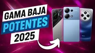 MEJORES celulares GAMA BAJA BARATOS para 2025
