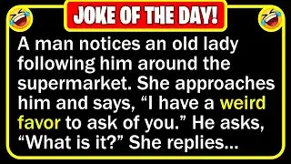 🤣 BEST JOKE OF THE DAY! - A young man is walking through a supermarket, when... | Funny Daily Jokes
