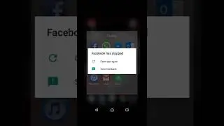 facebook has stopped problem | how to fix facebook has stopped | #youtubeshorts #shortsfeed #shorts