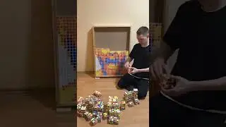 Incredible art #kfc 🤯 Conor McGregor from 450 Rubik&rsquo;s cubes 😱 omg #art #conormcgregor #ufc