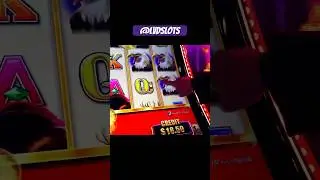 Watch out he bites!😆 #LasVegas #slots #casino #subscribe #shorts #vegasslots #friday #fun #bonus
