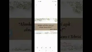 Şemsi Tebrizi s&ouml;zleri