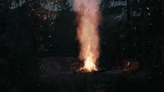 🔥Dark & Moody Fireplace Ambience🔥