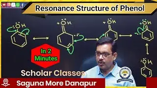 Resonance Structure of Phenol in Just 2 Minutes l Phenol-XII