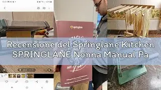 Recensione del Springlane Kitchen SPRINGLANE Nonna Manual Pasta Machine, Stainless Steel, Pasta Mach