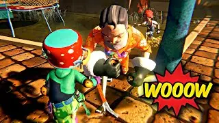 Crushing the Scary Neighbor's Spirit as Inventor & Leader! Toy Rifle HELPS! 👀👀 Secret Neighbor @TGW