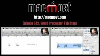 Word Processor Tab Stops (MacMost Now 642)