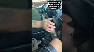 How to shift the eight speed manual transmission Peterbilt