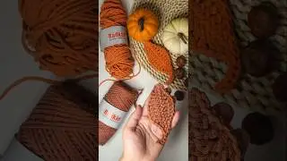 🍁crochet leaf tutorial.🍂 so easy and simple crochet fall decoration #crochet #falldiy #falldecor
