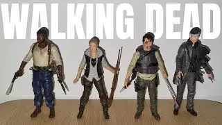 The Walking Dead | Glenn, Tyreese, Andrea, Governor | Mcfarlane Toys | Action Figure Review