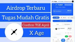 Airdrop Terbaru, Reward Tergantung Umur Twitter + Testnet Trading | Tutorial Cara Garap X Age