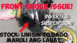 Aerox 155 Front shock | Yamaha Aerox stock suspension issue | T post issue | KTC shock review