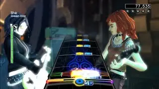 Rock Band 2 Deluxe - She (Hard Guitar 100% FC, 105,379 🌟🌟🌟🌟🌟)