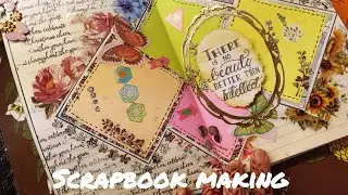 ASMR scrapbook making ||Quotes of Muhammad PBUH|| How to decorate diary #scrapbooking #calligraphy 