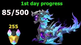 85/500 Windcry Dragon piece | 1st day opened 130 Ancient chest | Eldritch Dungeon week | DML