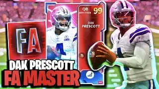 DAK PRESCOTT ONLY THROWS ROPES! *FREE AGENT* PROMO MASTER [GETS ALL TEAM CHEMS] 99 OVR GAMEPLAY