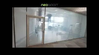 NEOSMART Cloison Double Vitrage contr&ocirc;l&eacute;e Smart Film Opacifiant | Luxembourg