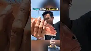 Unique fishing technique🤯 #video #youtubeshorts #fishing