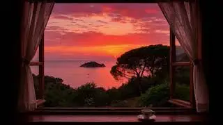 &ldquo;1 Hour Sunset Ambience ☕️|  Window View | Stress Relief Ambience&rdquo; 