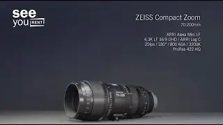 ZEISS Compact Zoom CZ.2 70-200mm Lens Test 4K ARRI Alexa Mini LF #LensMap