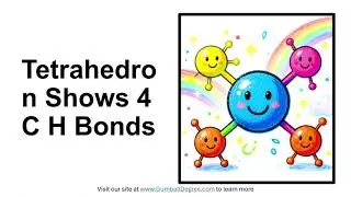 How many C&ndash;H bonds are in methane?