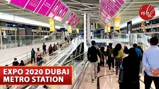 Expo 2020 Dubai Metro Station | Amazing Architecture & Interior
