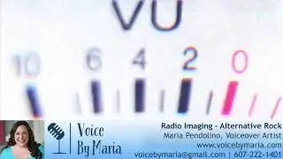 Alternative Rock Radio Imaging - Voiceover Demo - Maria Pendolino