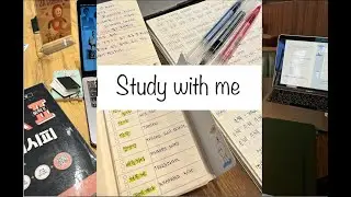study with me Korean | подготовка к топик 2 | daily vlog | как я учу корейский | учись со мной