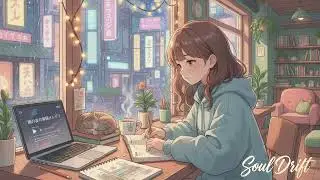 Quiet Midnight Lo-Fi — Gentle Piano Melody + Soft Rain