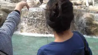 Wanda at the Trevi Fountain
