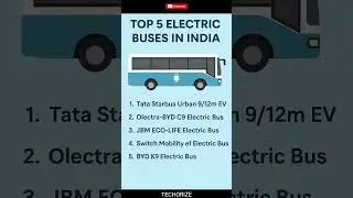 Top 5 Electric Buses in India 2025