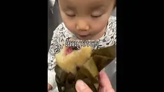 នំអន្សមចេក #canada #food #canadalife #canadalife #homemade #eating #eatingshow