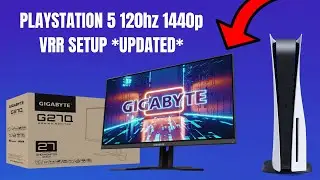 Игровой монитор Gigabyte G27Q *ОБНОВЛЕНО* PlayStation 5 1440p VRR Подробная настройка