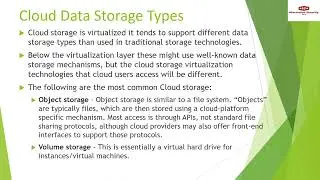 Cloud Data Storage Types
