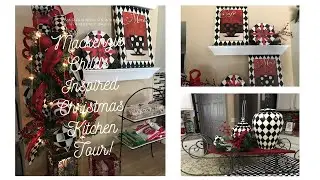 Mackenzie Childs Inspired Christmas Kitchen Tour 2019 #mackenziechildsinspired #kitchentour