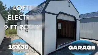 16X30 LOFTED GARAGE Workshop Man Cave and More!!