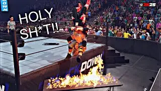 WWE 2K25 - Raven vs Edge - Hardcore Match - PS5 Gameplay