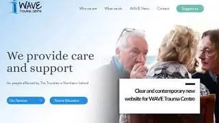 WAVE Trauma Centre - Website Launch | www.wavetraumacentre.org.uk