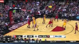 [10.31.12] Damian Lillard - 23 points (11 assists) vs Lakers (NBA Debut) (Full Highlights)