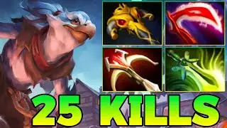 25 Kills Kez Dota 2 !! Dota 2 Kez Safe Lane Gameplay Build Guide Tutorial 7.40