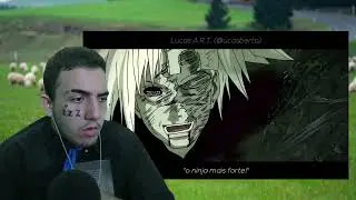 PASTOR REACT Rap do Maito Gai Naruto   O NINJA MAIS FORTE   NERD HITS