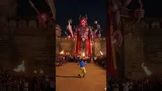 Festival clash Krishna vs Narkasur #Krishna #Narkasur #goa #travel #IndianCulture